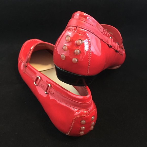 Talbots Red Patent Driving Moccasin - NEW - Picture 5 of 14